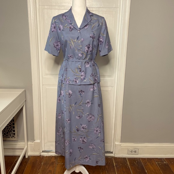 Vintage Pendleton Silk Skirt Set - Picture 3 of 11